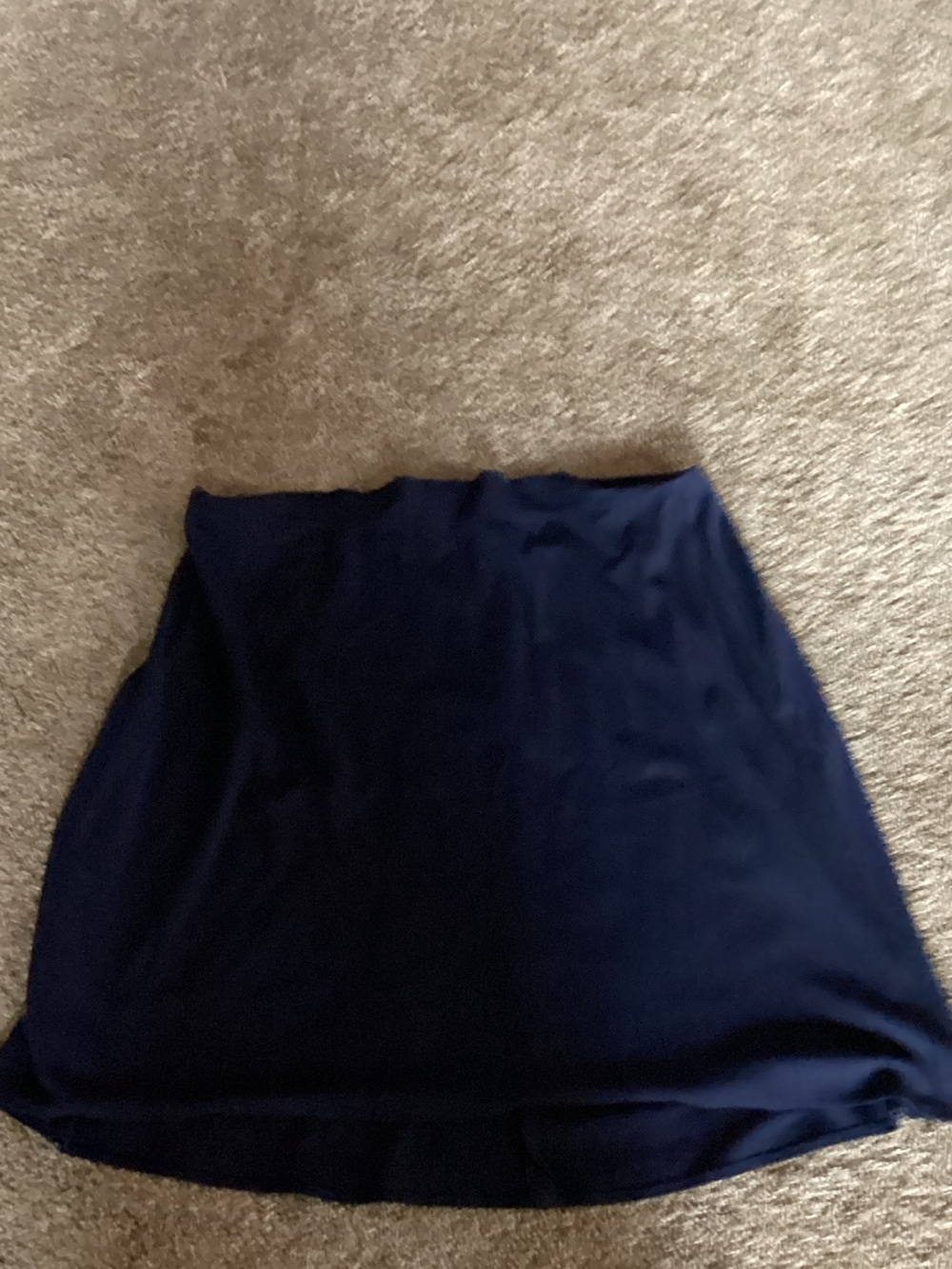 Lafayette 148 New York Navy A-Line Skirt